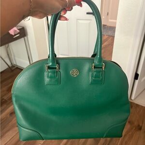 Tory Burch Emerald Green Tote
